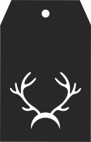 Christmas deer ornaments - fichier DXF SVG CDR coupe, prêt à découper pour plasma routeur laser