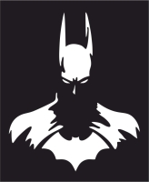 batman wall decor - For Laser Cut DXF CDR SVG Files - free download