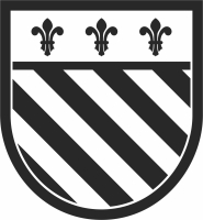Coat of arms shield logo - For Laser Cut DXF CDR SVG Files - free download