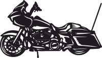 Motorcycle clipart - Para archivos DXF CDR SVG cortados con láser - descarga gratuita