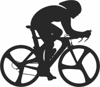 racing bike Racer - Para archivos DXF CDR SVG cortados con láser - descarga gratuita