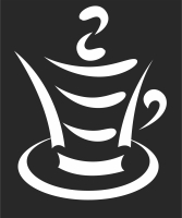 coffee cup art sign - Para archivos DXF CDR SVG cortados con láser - descarga gratuita
