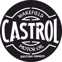 Castrol Motor Oil Logo Wakefield Retro Sign - For Laser Cut DXF CDR SVG Files - free download