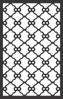 Pattern door gate design - For Laser Cut DXF CDR SVG Files - free download