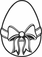 Easter egg clipart - For Laser Cut DXF CDR SVG Files - free download