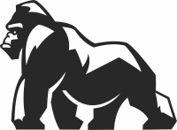 Gorilla wall decor - Para archivos DXF CDR SVG cortados con láser - descarga gratuita
