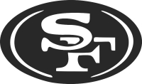San Francisco 49ers nfl logo - For Laser Cut DXF CDR SVG Files - free download