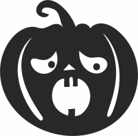 pumpkin halloween art - Para archivos DXF CDR SVG cortados con láser - descarga gratuita