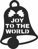 joy the world Christmas decor tree - For Laser Cut DXF CDR SVG Files - free download