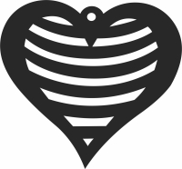 heart love you cliparts - Para archivos DXF CDR SVG cortados con láser - descarga gratuita