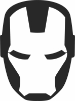 Iron Man  Marvel Avengers Superhero logo - fichier DXF SVG CDR coupe, prêt à découper pour plasma routeur laser