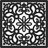 pattern  wall   Door decorative pattern   Wall - For Laser Cut DXF CDR SVG Files - free download