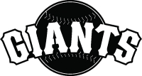 San Francisco Giants MLB logo - For Laser Cut DXF CDR SVG Files - free download