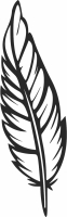 Feather decor sign - For Laser Cut DXF CDR SVG Files - free download