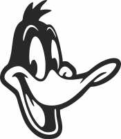 donald duck face - For Laser Cut DXF CDR SVG Files - free download