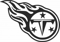 Tennessee titans nfl american football - For Laser Cut DXF CDR SVG Files - free download