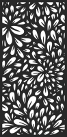 Decorative pattern wall Screens Panel for doors - For Laser Cut DXF CDR SVG Files - free download