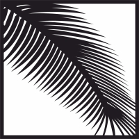 palm leave wall art decor - For Laser Cut DXF CDR SVG Files - free download