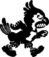 the Iowa Hawkeyes logo - Para archivos DXF CDR SVG cortados con láser - descarga gratuita