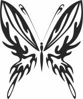 Butterfly art - Para archivos DXF CDR SVG cortados con láser - descarga gratuita