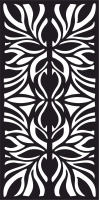 decorative door panel screen wall pattern - For Laser Cut DXF CDR SVG Files - free download