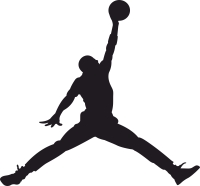 Wall decal Michael Jordan basketball - Para archivos DXF CDR SVG cortados con láser - descarga gratuita