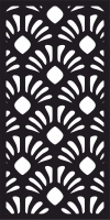 decorative panel floral screen pattern partition - Para archivos DXF CDR SVG cortados con láser - descarga gratuita