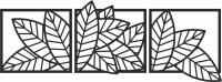 leaves flowers wall panels - Para archivos DXF CDR SVG cortados con láser - descarga gratuita