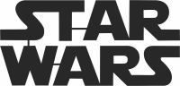 star wars - Para archivos DXF CDR SVG cortados con láser - descarga gratuita
