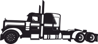 Semi Truck Heavy auto - For Laser Cut DXF CDR SVG Files - free download