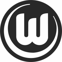wolfsburg Logo football soccer - For Laser Cut DXF CDR SVG Files - free download
