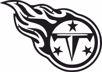 tennessee titans Nfl  American football - Para archivos DXF CDR SVG cortados con láser - descarga gratuita