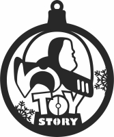 toy story christmas ornament - For Laser Cut DXF CDR SVG Files - free download