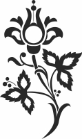 flower decorative art - For Laser Cut DXF CDR SVG Files - free download
