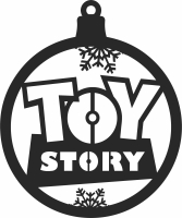 Toy story Christmas ball - For Laser Cut DXF CDR SVG Files - free download