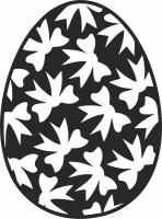 happy Easter egg clipart - For Laser Cut DXF CDR SVG Files - free download