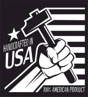 Handcrafted in USA sign - For Laser Cut DXF CDR SVG Files - free download