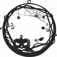 pumkin ornament Halloween decoration - For Laser Cut DXF CDR SVG Files - free download