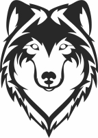 wolf - Para archivos DXF CDR SVG cortados con láser - descarga gratuita