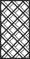 Wall Screen decorative Pattern Door - Para archivos DXF CDR SVG cortados con láser - descarga gratuita