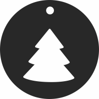 Christmas tree ornaments - For Laser Cut DXF CDR SVG Files - free download