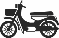 Motorcycles clipart - Para archivos DXF CDR SVG cortados con láser - descarga gratuita