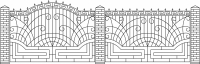 Gate entrance door entry - Para archivos DXF CDR SVG cortados con láser - descarga gratuita