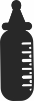 Baby Milk Bottle clipart - Para archivos DXF CDR SVG cortados con láser - descarga gratuita