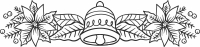 christmas ornaments bell clipart - Para archivos DXF CDR SVG cortados con láser - descarga gratuita