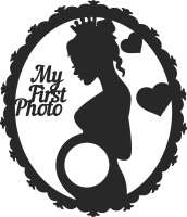 pregnant woman wall decor - For Laser Cut DXF CDR SVG Files - free download