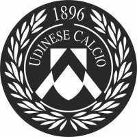 udinese calcio  logo - For Laser Cut DXF CDR SVG Files - free download
