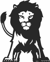 lion clipart - Para archivos DXF CDR SVG cortados con láser - descarga gratuita