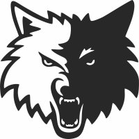 minnesota timberwolves logo NBA - Para archivos DXF CDR SVG cortados con láser - descarga gratuita
