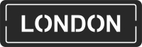 london wall plaque sign - For Laser Cut DXF CDR SVG Files - free download